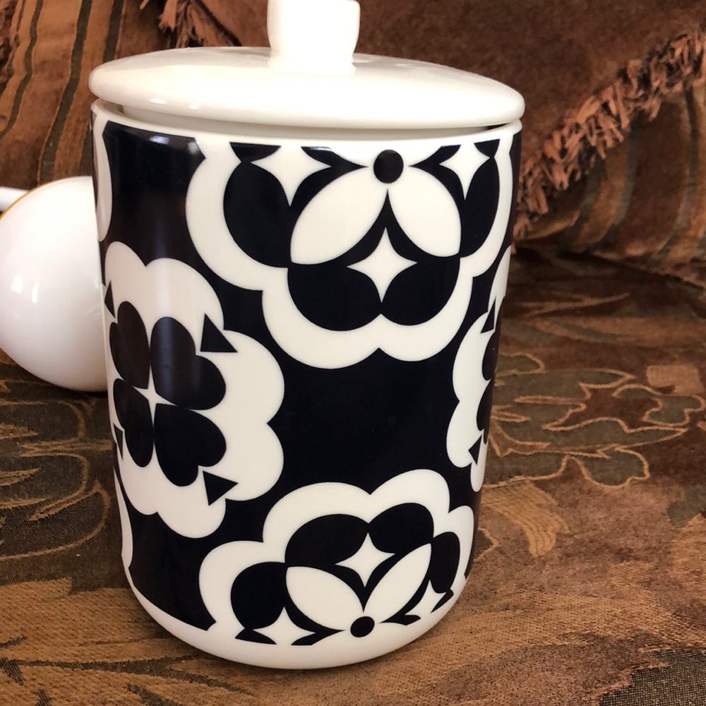 Kate Spade Elegant Geo Ceramic Jar